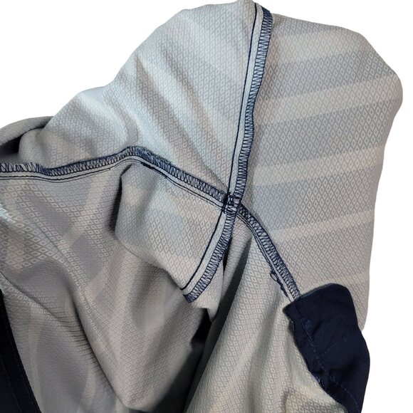 Vineyard Vines Board Shorts Swim Trunk Blue SZ 38 Large Windward Stripe Swimsuit - Picture 4 of 10